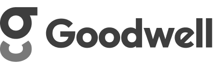Goodwell company logo with a stylized lowercase 'g' icon to the left of the word 'Goodwell'.