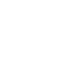 White geometric logo consisting of two interlocking shapes forming a hexagonal design on a black background.
